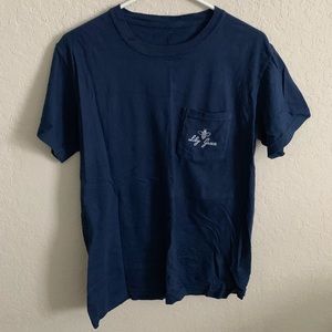 Navy graphic tee